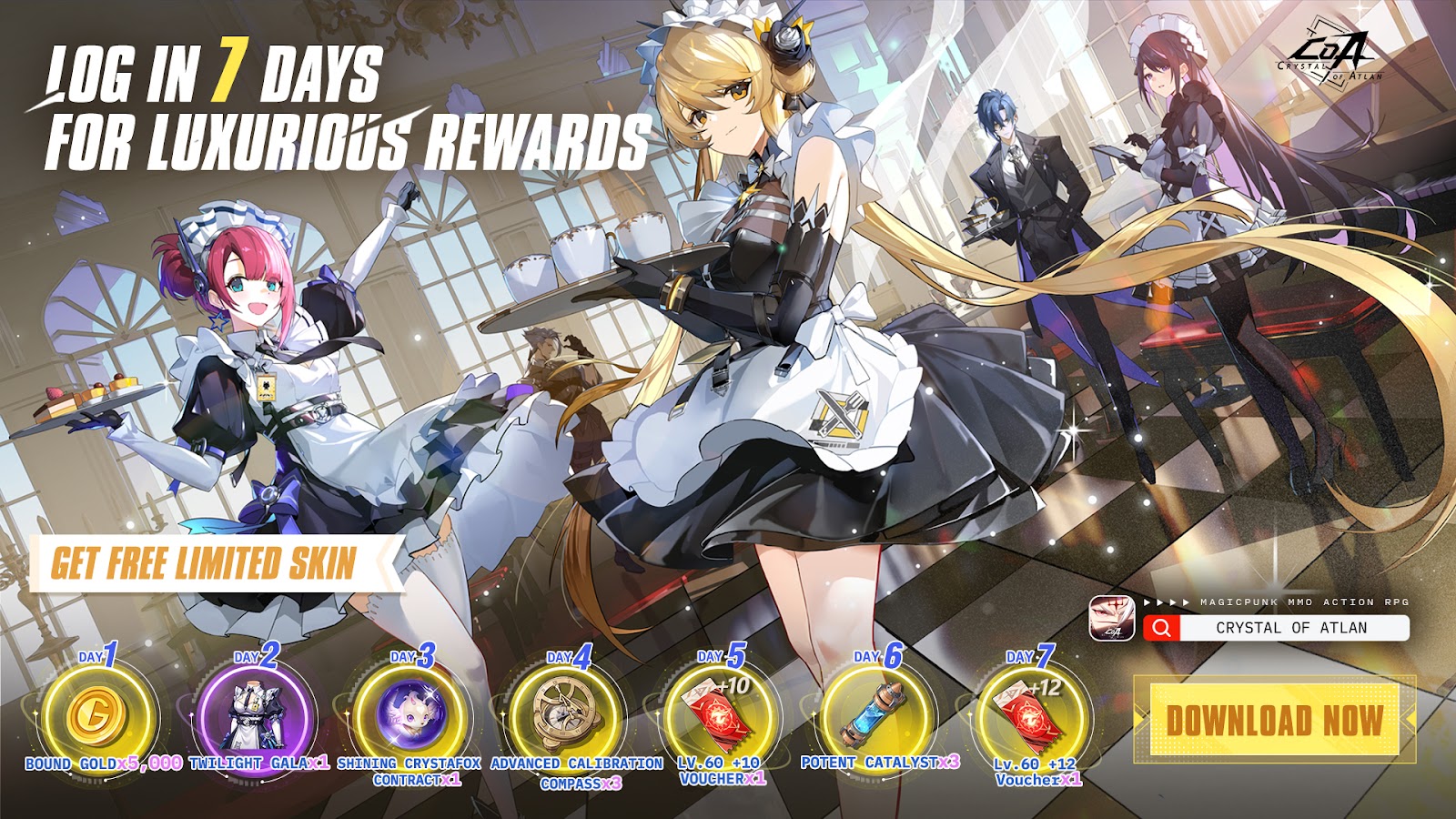 image-3 Magicpunk MMO Action RPG Crystal of Atlan Launches Globally