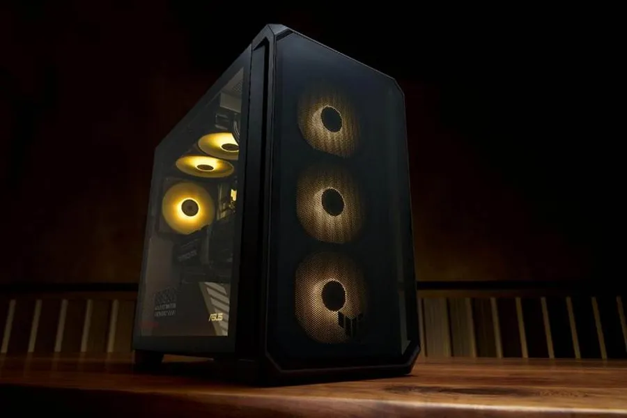 TUF-T700-1 ASUS launches 'aggressive mecha' TUF Gaming T700 series